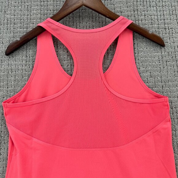 Calme By Johnny Was Tank Top Womens Size S Coral Sleeveless Racerback Mesh - Picture 3 of 7
